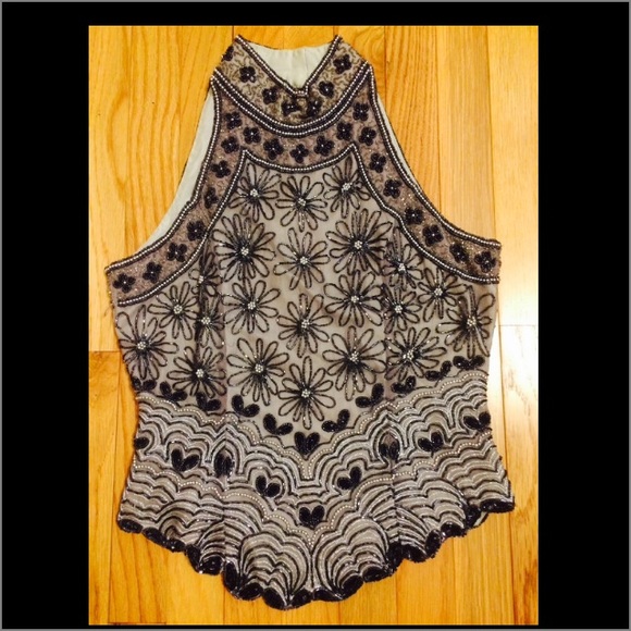 Adrianna Papell Other - Papell  Boutique beaded turtleneck & evening pants
