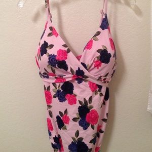 NWT Sorbet Pink Floral Seafolly One Piece