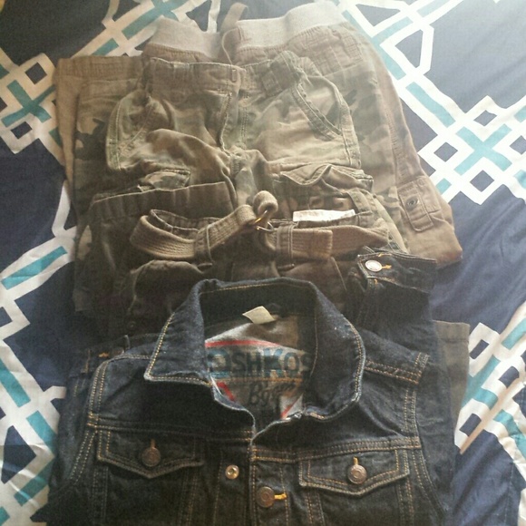 Bundle deal Kids Jean Jacket & cargo pants.