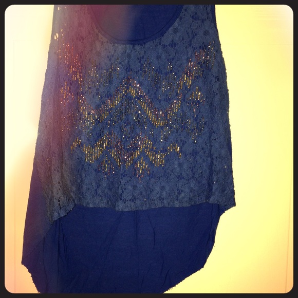 Miss Me Tops - Blue tank