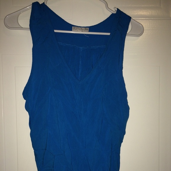 Blue tank