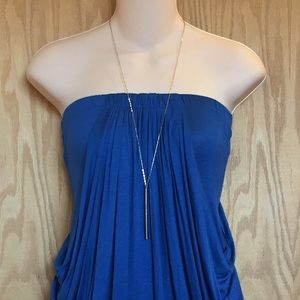 Buckle Royal Blue Tunic Top