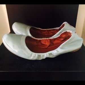 Teal Lucky Brand Flats