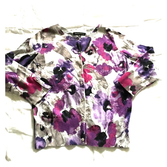 Express Floral Cardigan