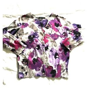 Express Floral Cardigan