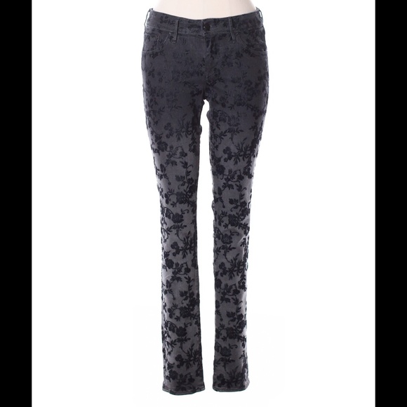 Flower Embossed H&M Jeans - Picture 1 of 1