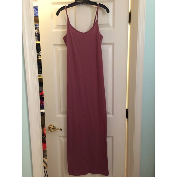 Pink maxi dress