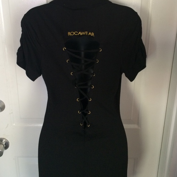 🚫🚫🚫SOLD🚫🚫🚫rocawear corset tie back dress - Picture 3 of 3
