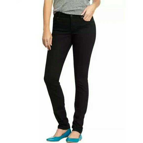 High waist skinny jeans schwarz old navy legit