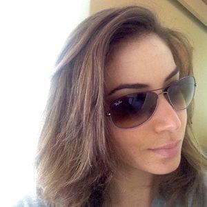 Authentic RayBan Aviator Gradient purple/lavender