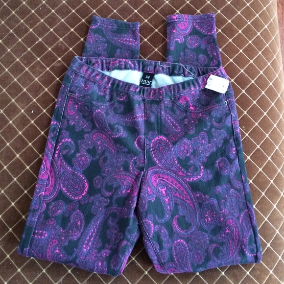Brand New Purple and Pink Jeggings