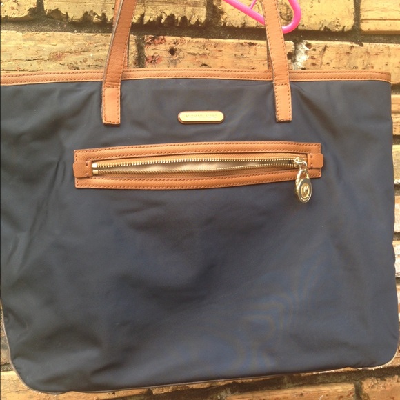 Lowest I'm going Navy Michael Kors bag