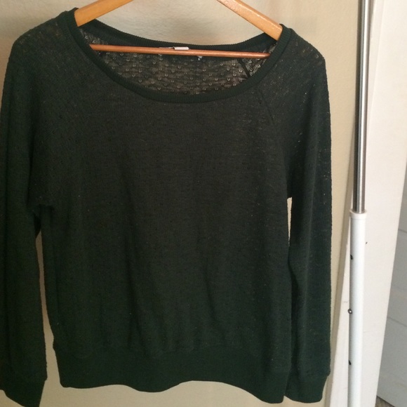 Forever 21 dark green sweater