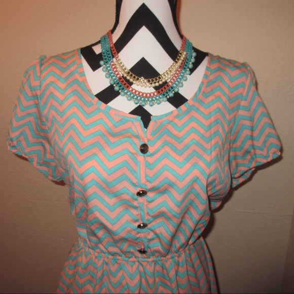 Rue21 Dresses - Chevron print dress SOLD Rue21 Dresses - Chevron print dress SOLD