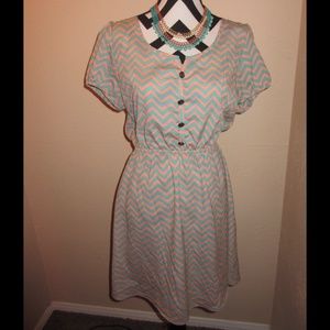 Rue21 Dresses - Chevron print dress SOLD Rue21 Dresses - Chevron print dress SOLD