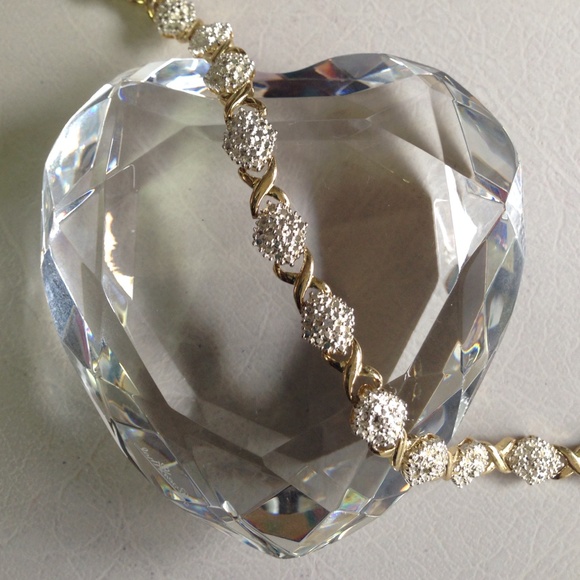 Jewelry - Diamond & Sterling Silver Bracelet