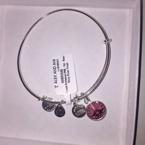 Alex and Ani Rose Tourmaline bangle bracelet