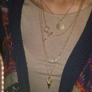 Multi layered necklace!