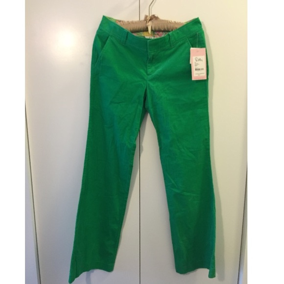 Lilly Pulitzer Pants - NWT Lilly Pulitzer green Faye Pant in size2