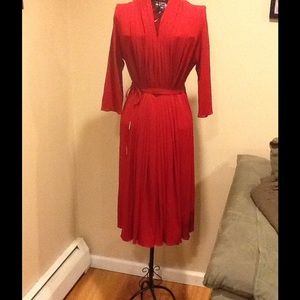 Calvin Klein Red Dress over the knee