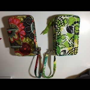 Vera Bradley wristlets wallets/phone cases