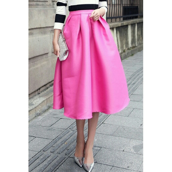 Bubble Gum Pink Circle Skirt (LAST ONE!)