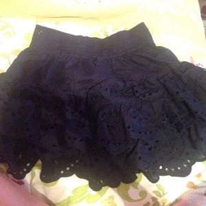 Hollister black skirt