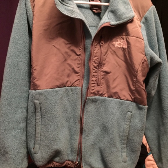 Light blue north face