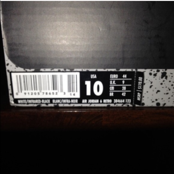 Jordan infrared 6's - Picture 3 of 3