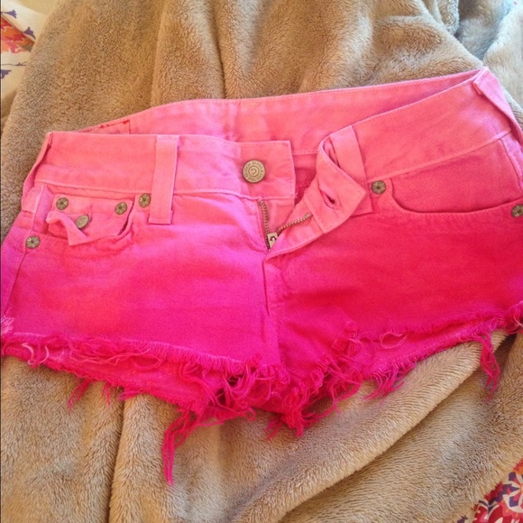💛 Pink ombré shorts!!