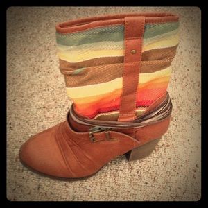 Colorful cowboy boots