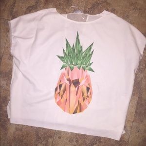 ✨ Zara Pineapple Crop Top✨
