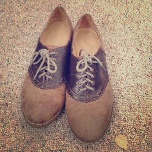 Brown oxfords