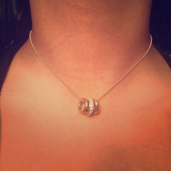 Gold plated CZ necklace