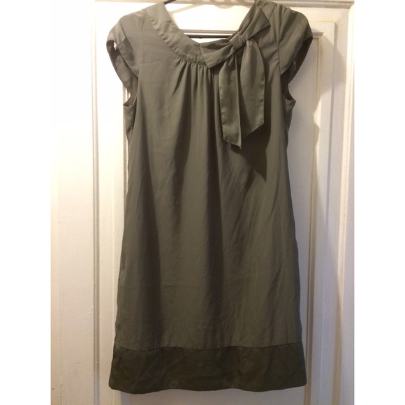 Dark olive dress