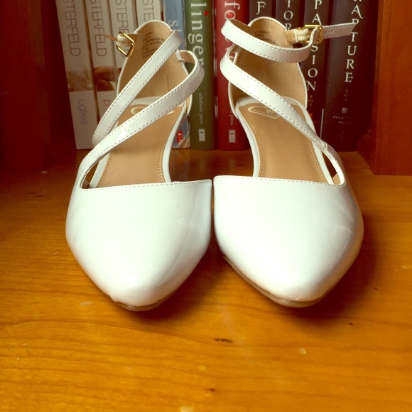 Classic White Heels