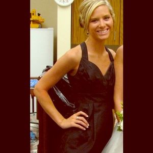 Black Bridesmaid Dress