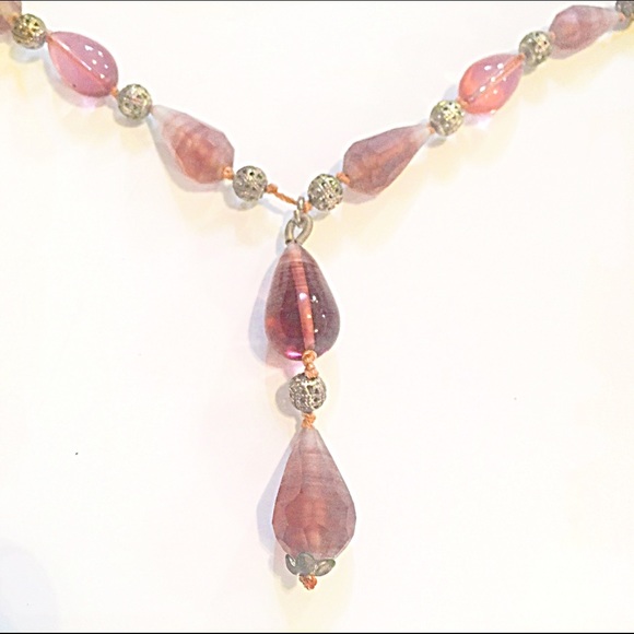 Jewelry - 🌅📿Berry-Toned Lariat Necklace Jewelry - 🌅📿Berry-Toned Lariat Necklace