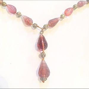 Jewelry - 🌅📿Berry-Toned Lariat Necklace Jewelry - 🌅📿Berry-Toned Lariat Necklace