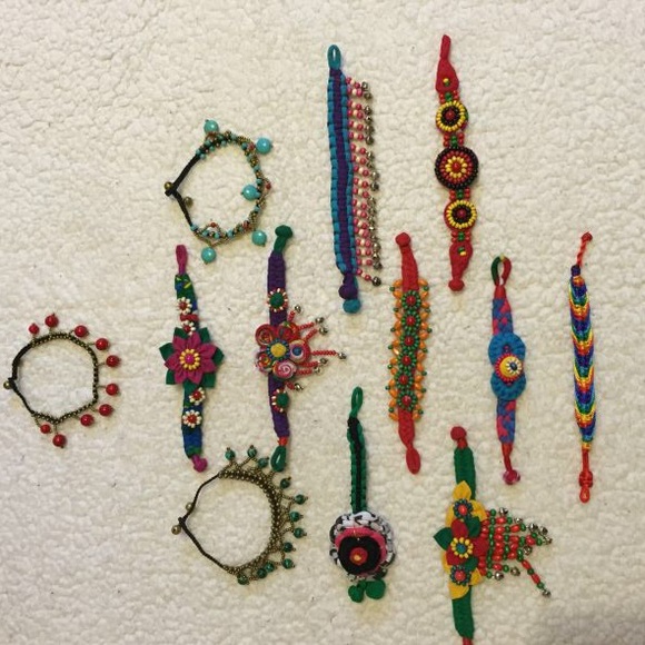 Bracelets.