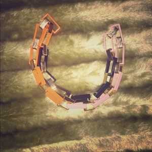 ✨ Black, Pink, Gold And Orange Necklace✨