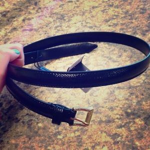 Burberry black belt