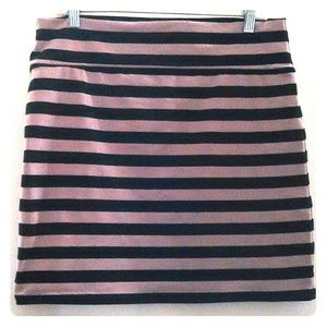 Striped Cotton On skirt