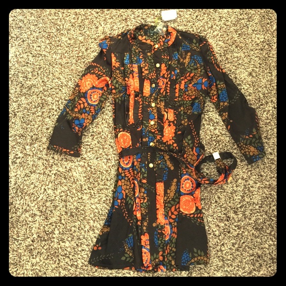 T-bags Los Angeles silk shirt dress