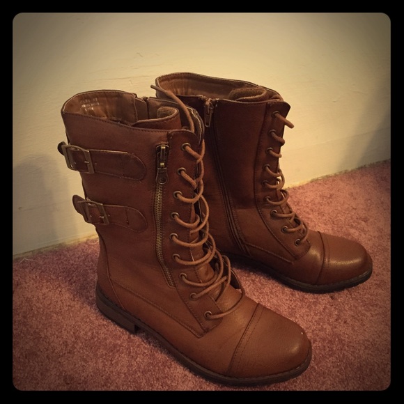 Charlotte Russe Boots - Brand new brown combat boots