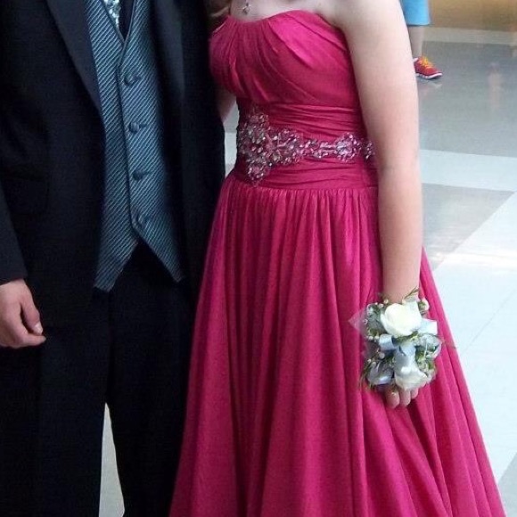 Full length prom dress