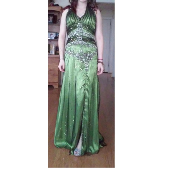 Green prom dress