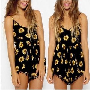 Sunflower romper