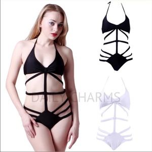 One Piece Monokini Padded Swimsuit Swimwear