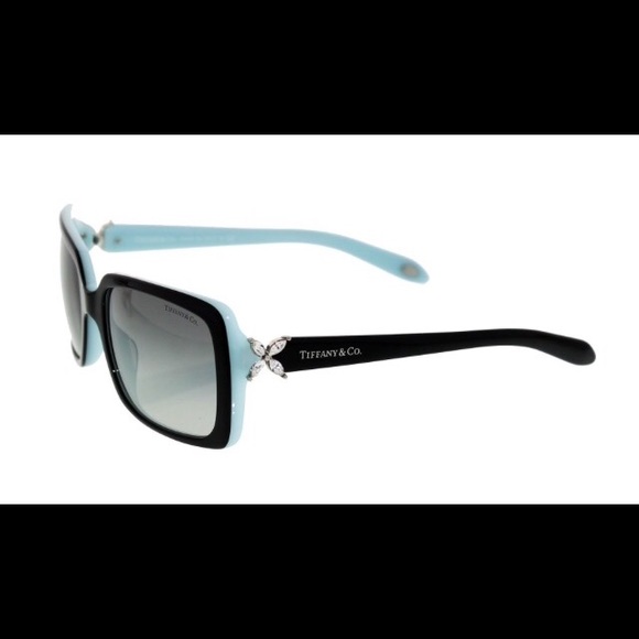 AUTHENTIC Tiffany black and azure sunglasses